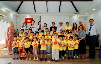 Chuyến trải nghiệm làm Học sinh lớp một của mầm non Kindy Town. Nằm trong chuỗi hoạt động thăm trường Song ngữ Quốc tế Horizon dành riêng cho học sinh chuẩn bị vào lớp 1